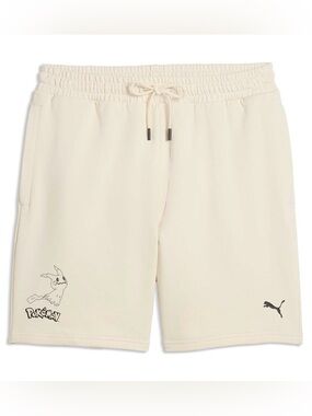 PUMA X POKEMON RELAXED SHORTS 7" UNISEX CASUAL LIFESTYLE PANTS SIZE LARGE [NWT]